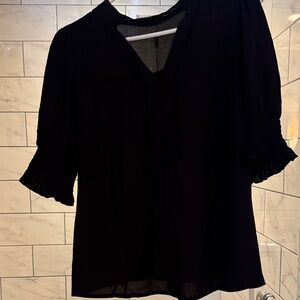 Elegant Black Women's Top
